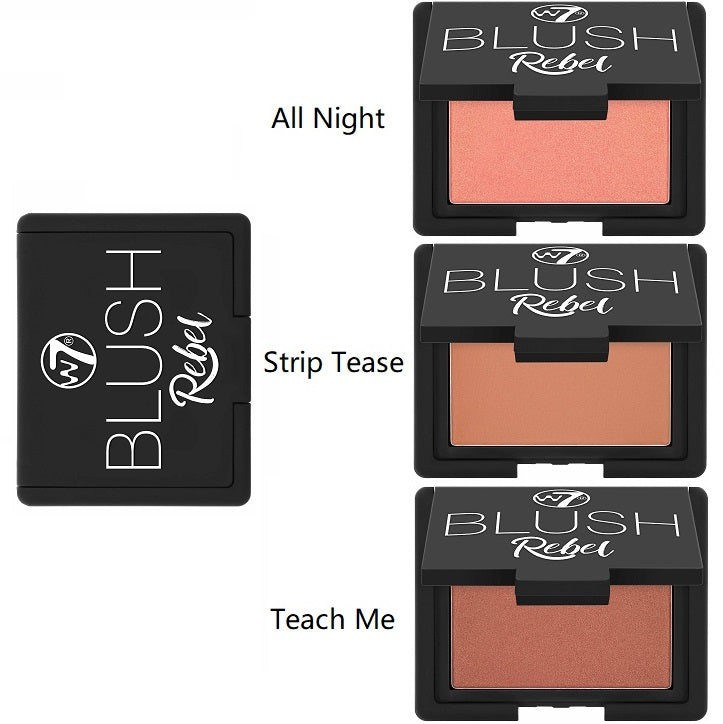 W7 Blush Rebel Blusher (Shade: Strip Tease)