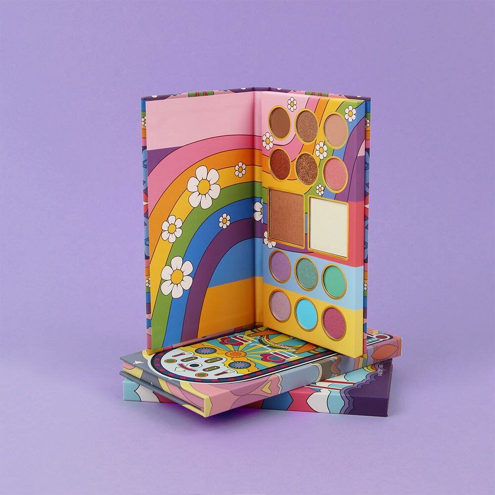 Psychedelic Rainbow Makeup Palette 14 Colours