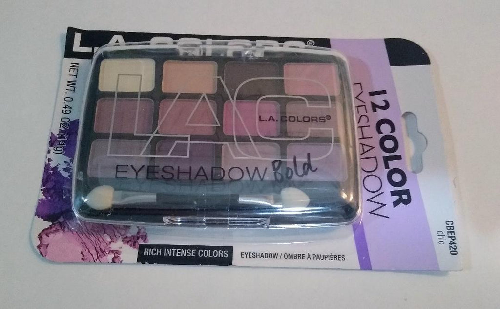 LA Colors 12 Shadow CHIC